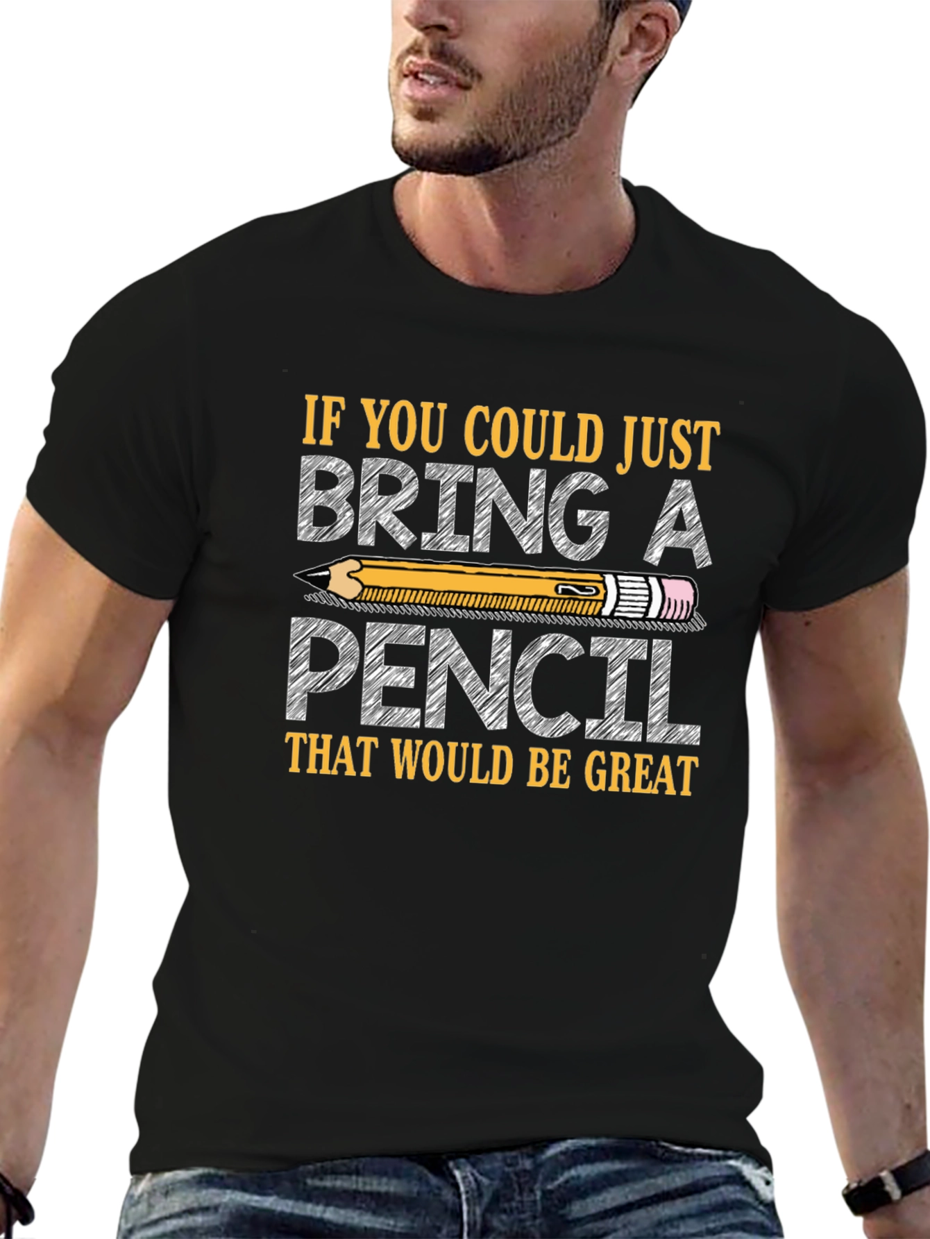Bring a Pencil T-Shirt - Teacher Student Gift