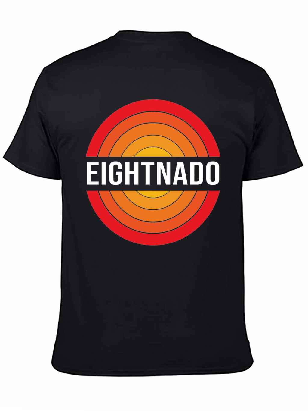 Eightnado Graphic T-Shirt - Retro Circle Design