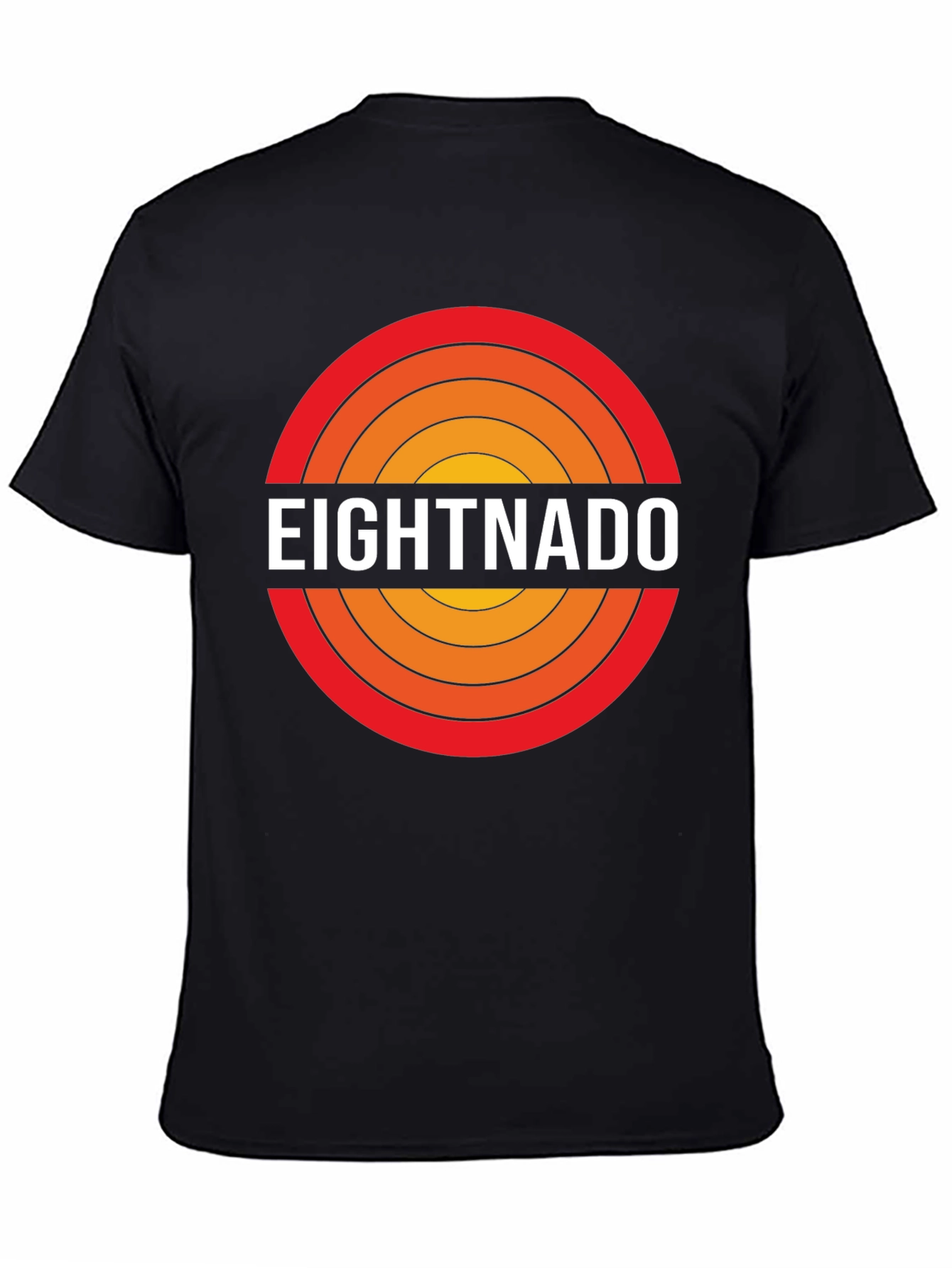 Eightnado Graphic T-Shirt - Retro Circle Design