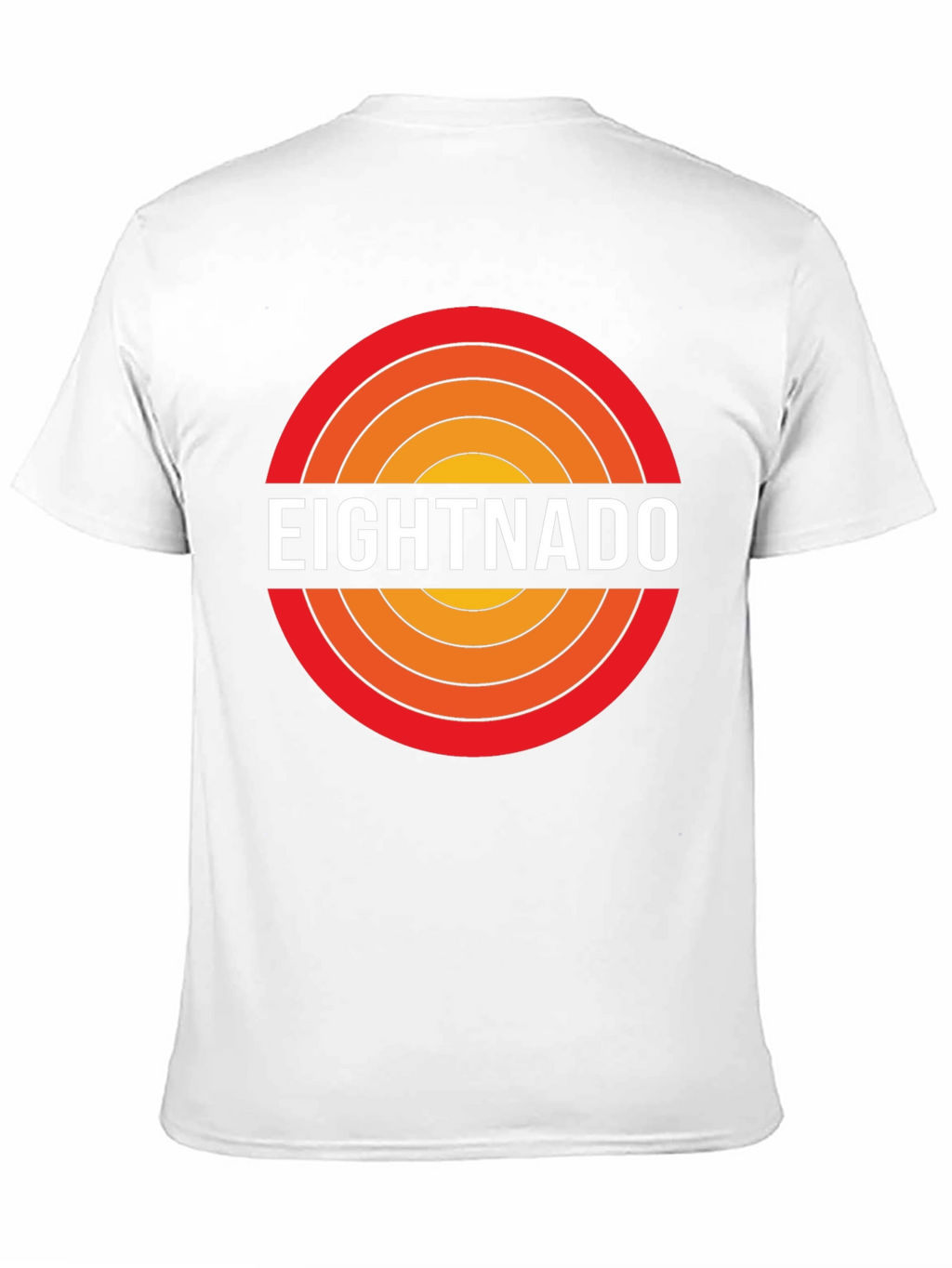 Eightnado Graphic T-Shirt - Retro Circle Design