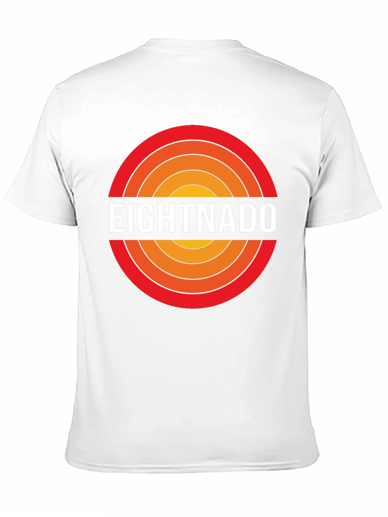 Eightnado Graphic T-Shirt - Retro Circle Design