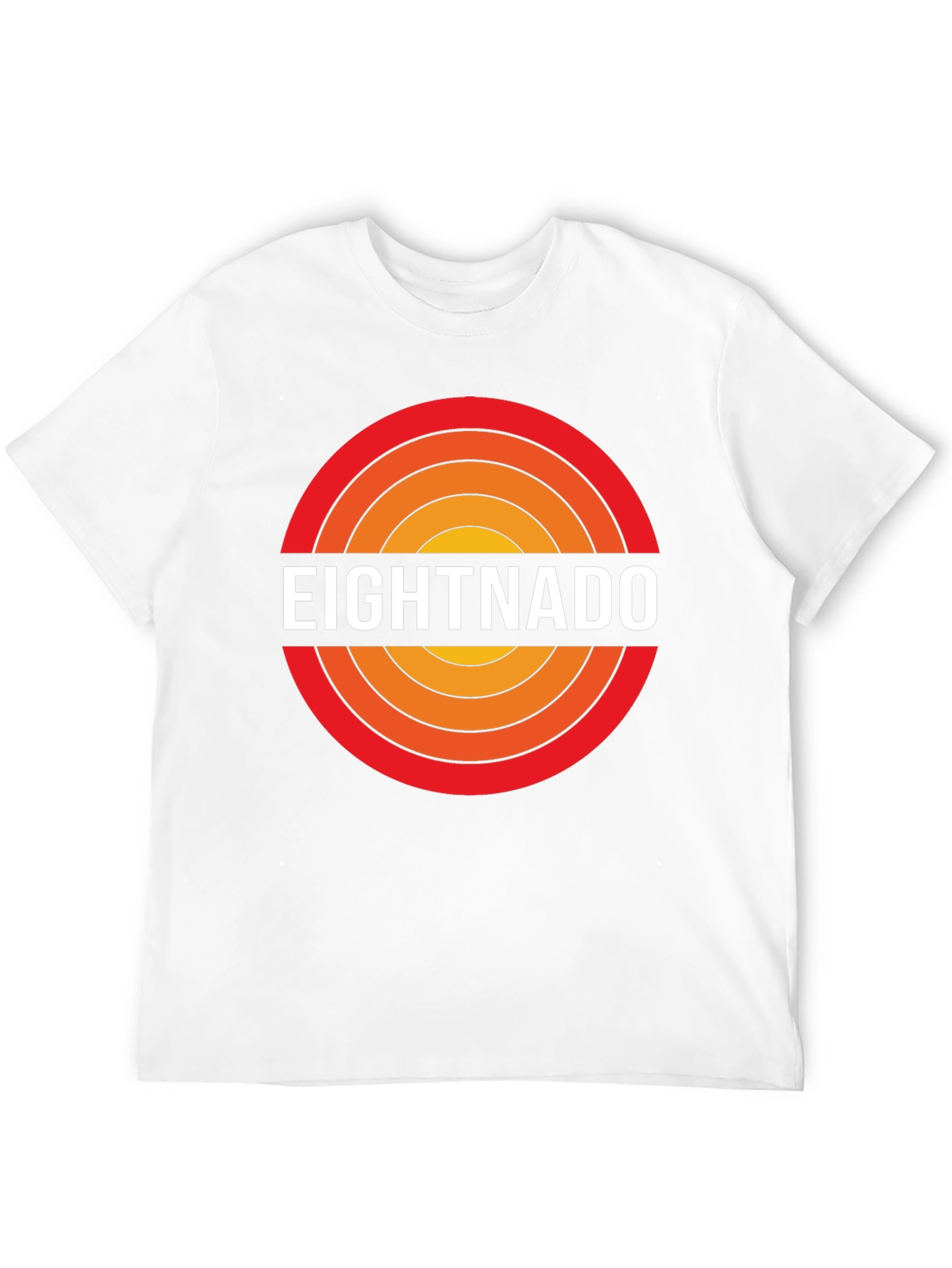 Eightnado Graphic T-Shirt - Retro Circle Design