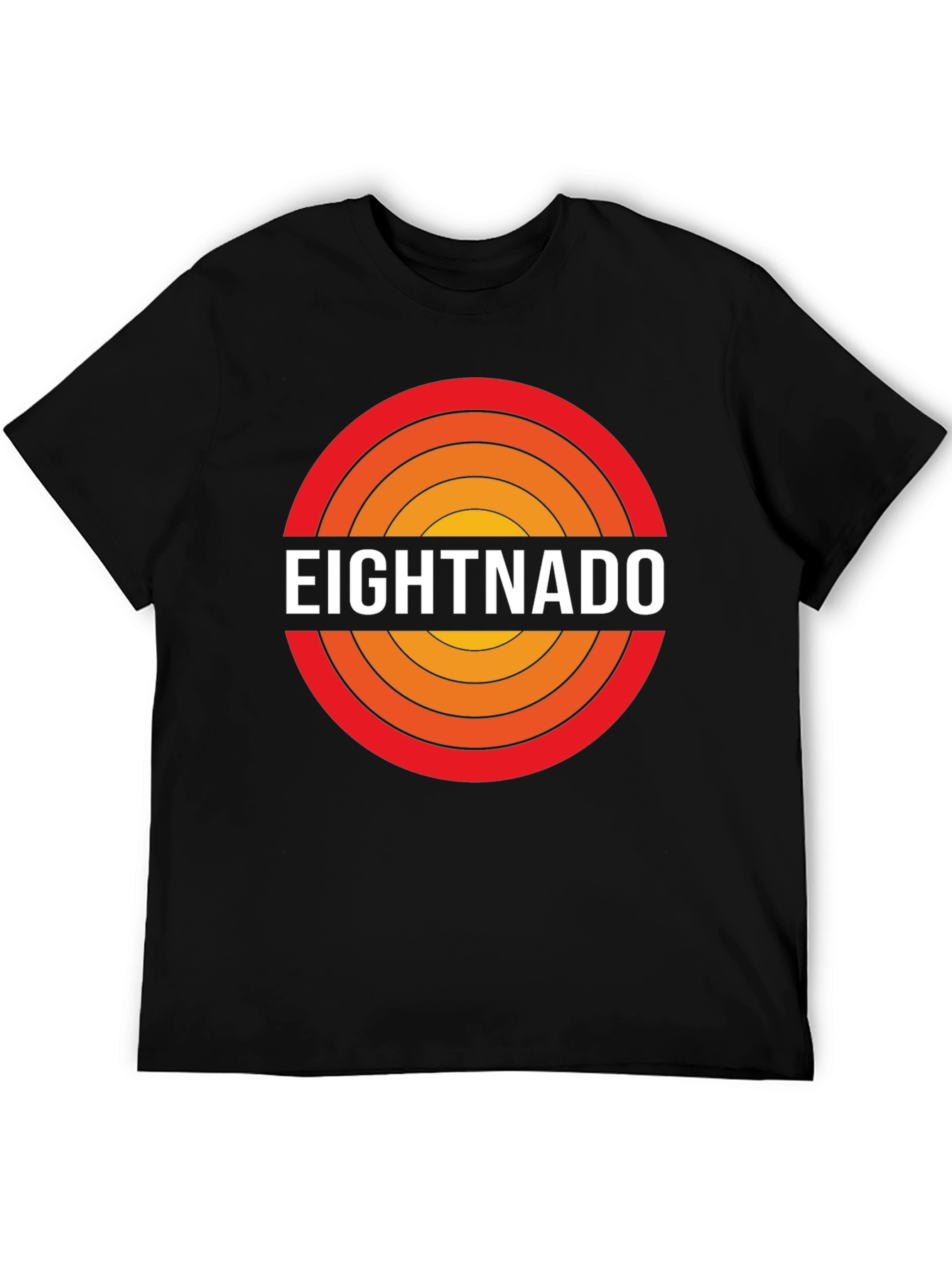 Eightnado Graphic T-Shirt - Retro Circle Design