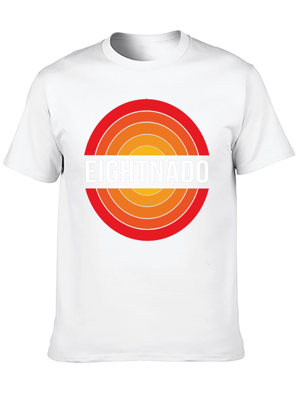 Eightnado Graphic T-Shirt - Retro Circle Design