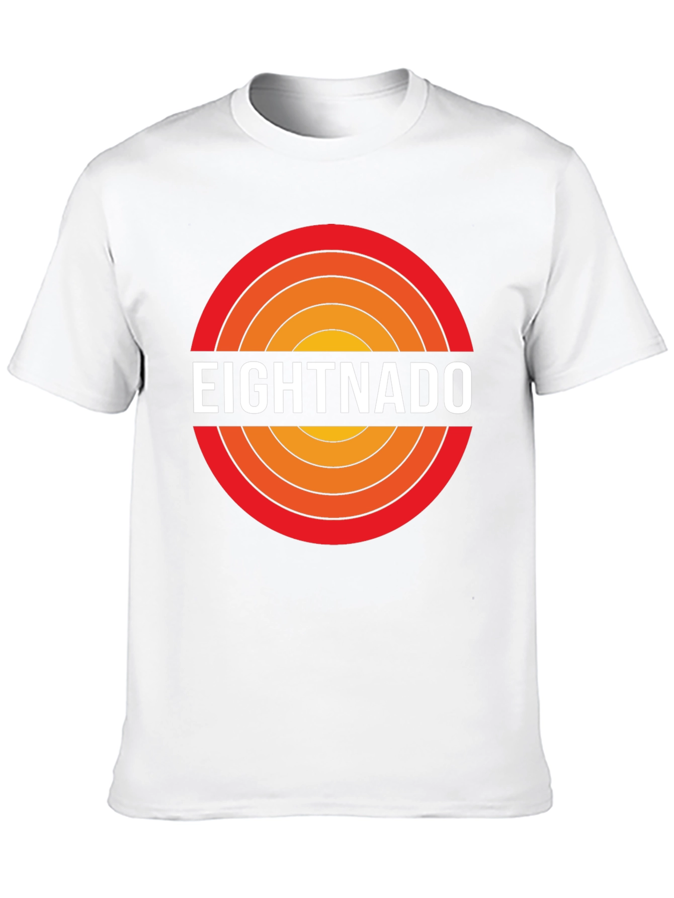 Eightnado Graphic T-Shirt - Retro Circle Design