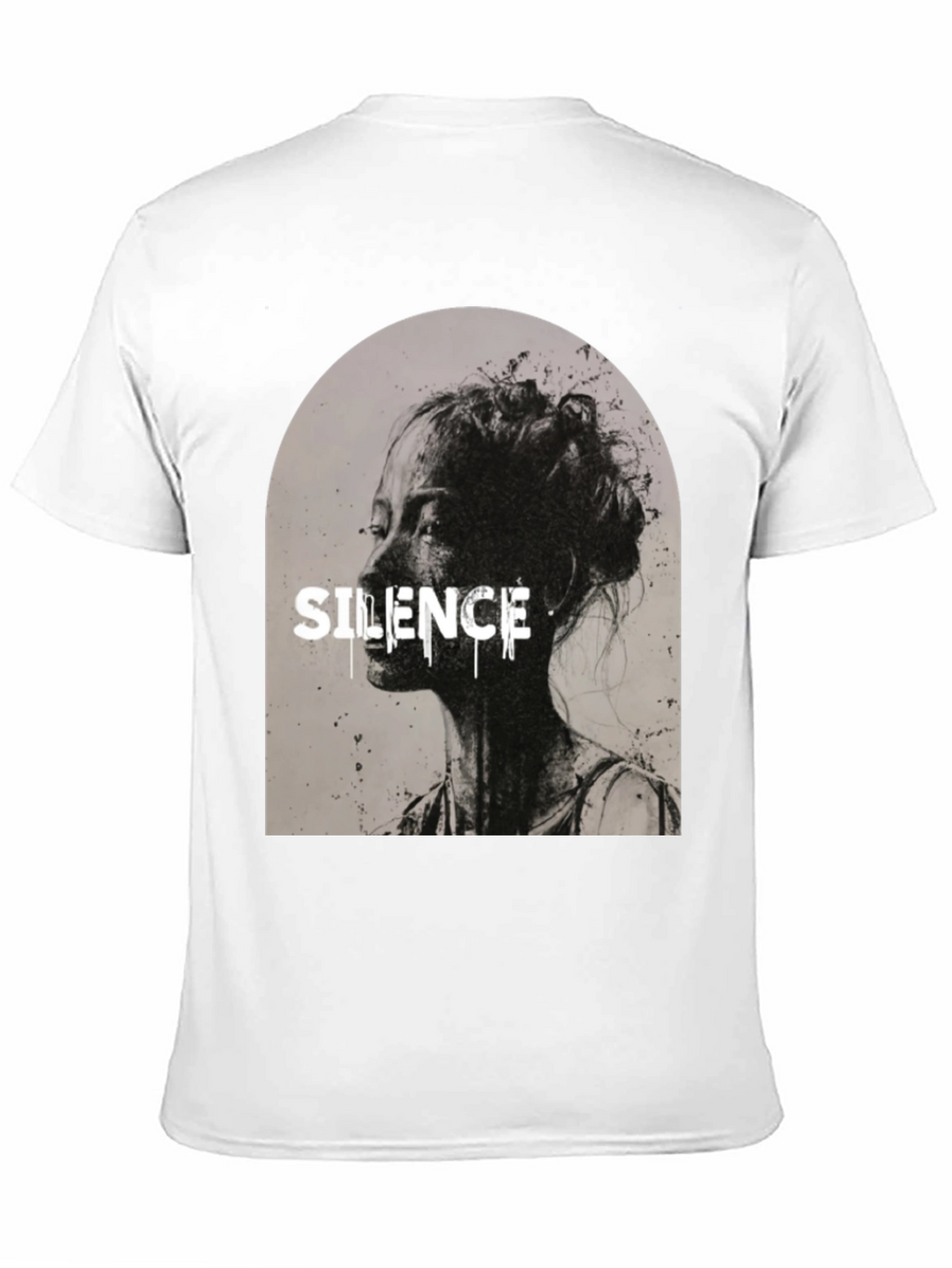 Silence Graphic T-Shirt - Black