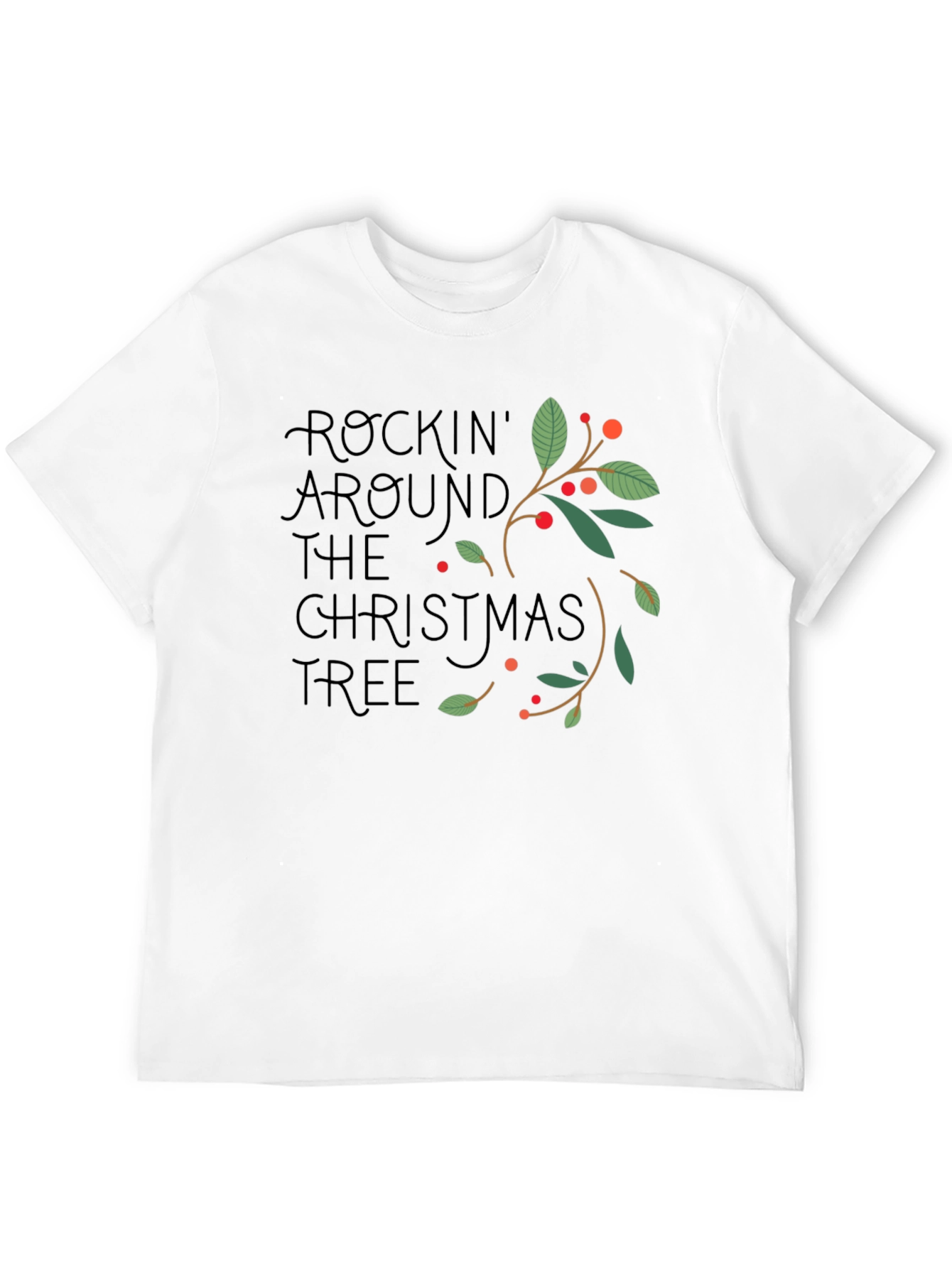 Rockin Around the Christmas Tree Graphic T-Shirt
