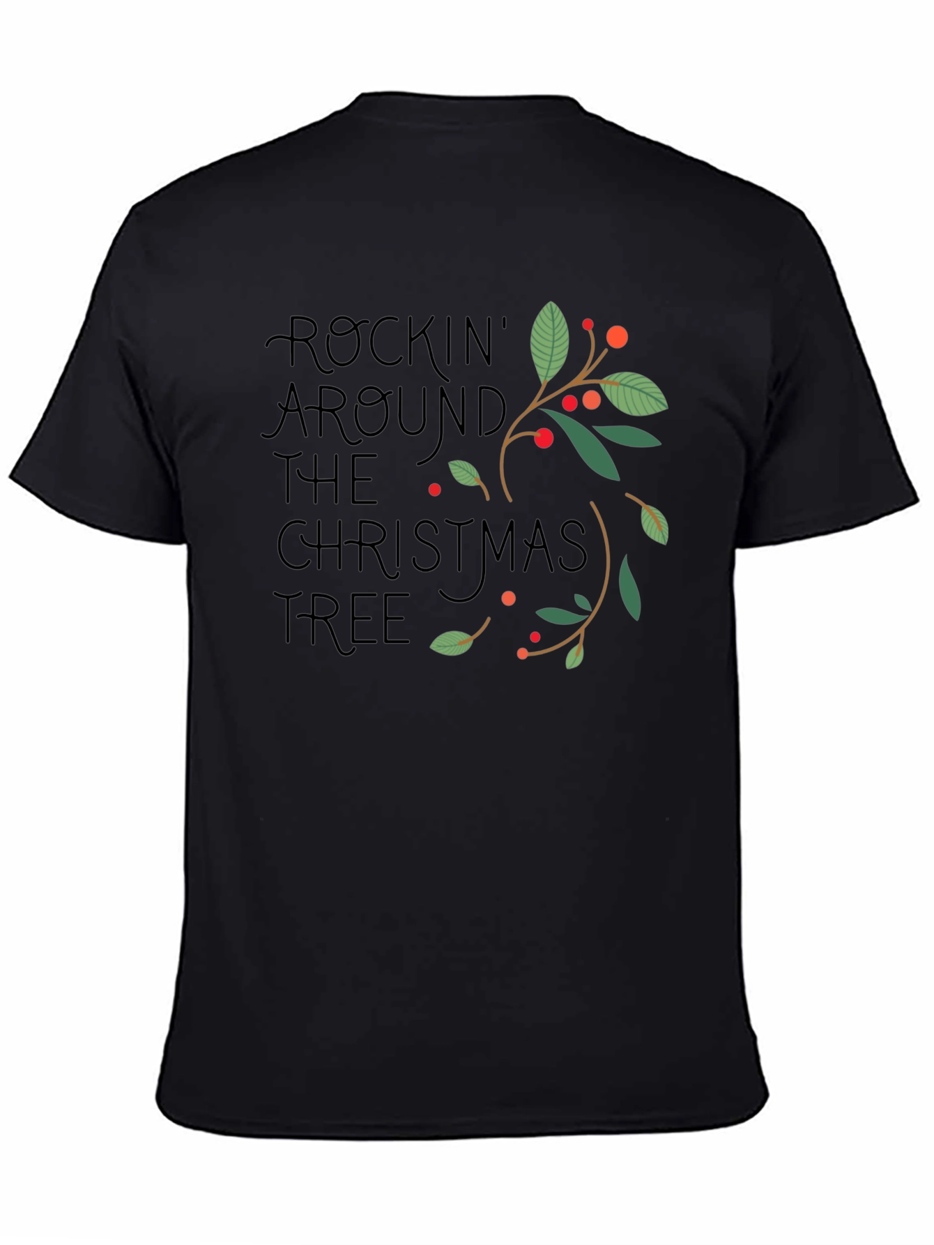 Rockin Around the Christmas Tree Graphic T-Shirt