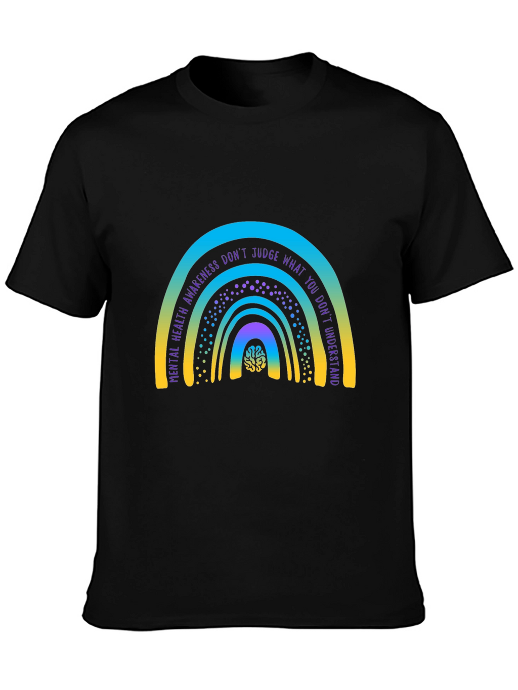 Mental Health Awareness Rainbow T-Shirt