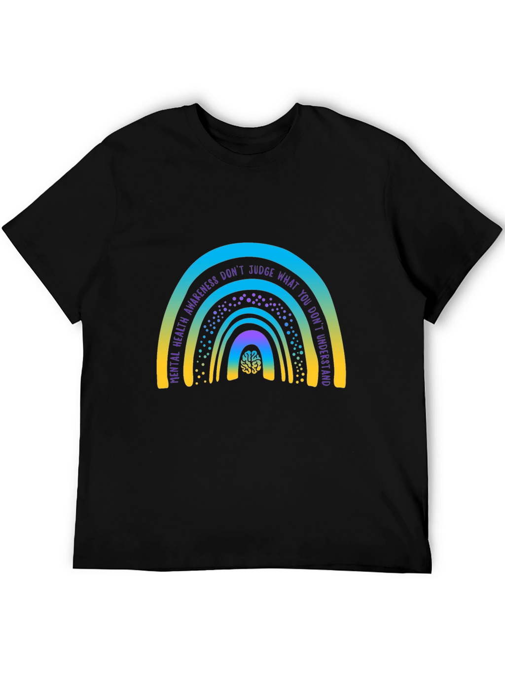 Mental Health Awareness Rainbow T-Shirt