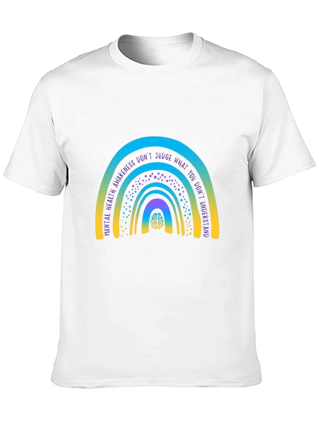 Mental Health Awareness Rainbow T-Shirt