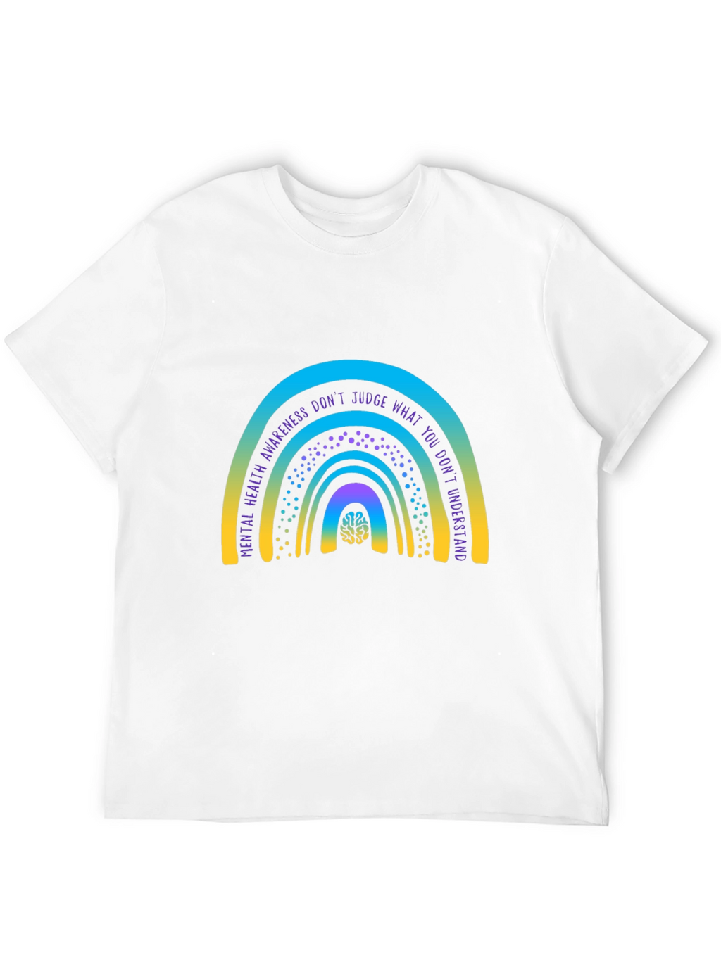 Mental Health Awareness Rainbow T-Shirt