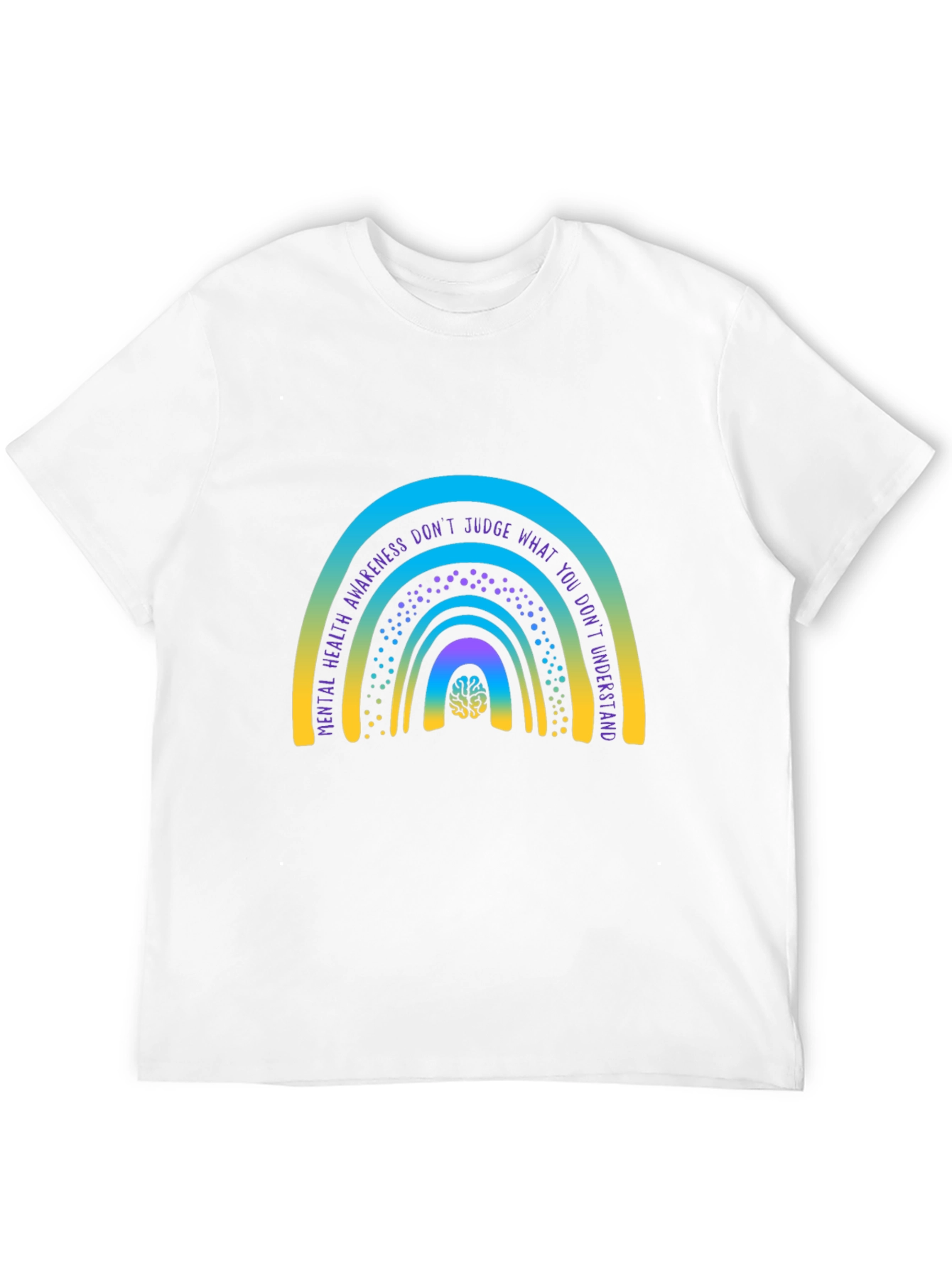 Mental Health Awareness Rainbow T-Shirt