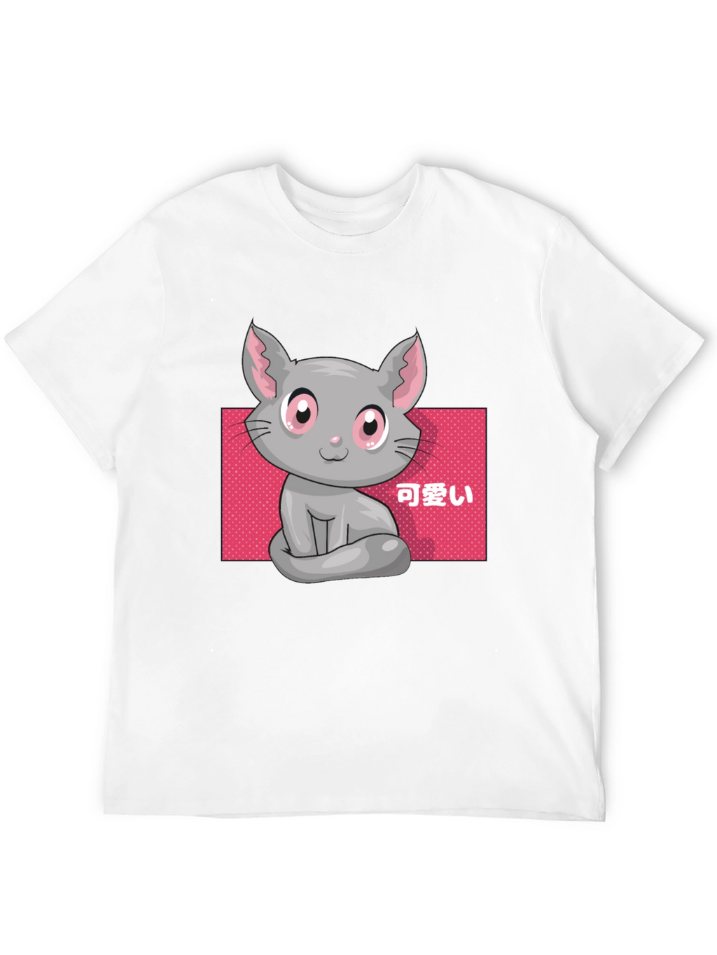 Kawaii Cat T-Shirt - Cute Anime Style
