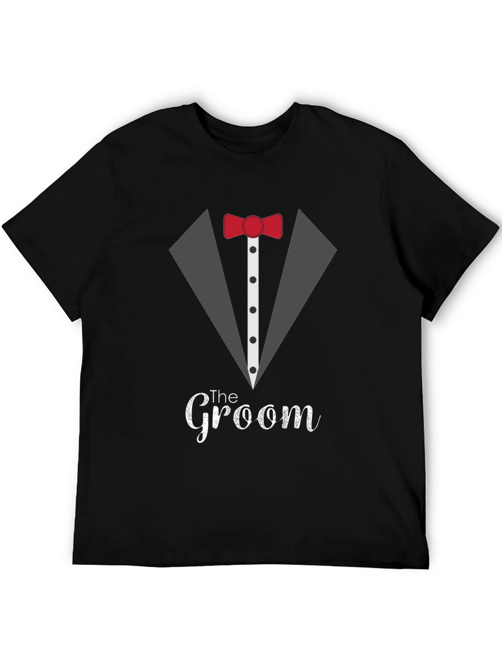 The Groom Tuxedo Graphic Print T-Shirt