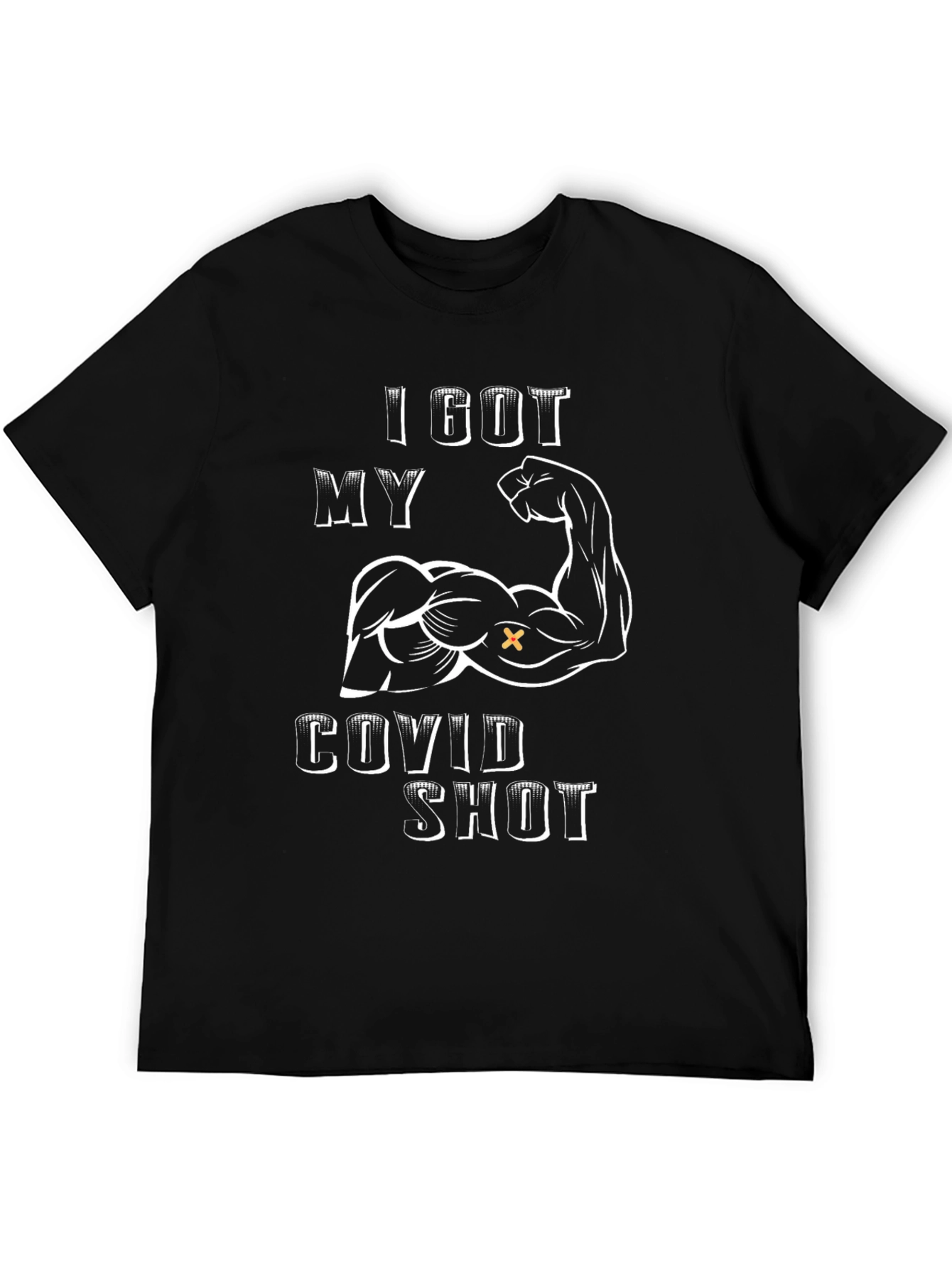 I Got My Covid Shot T-Shirt Funny Vaccine Strong Arm