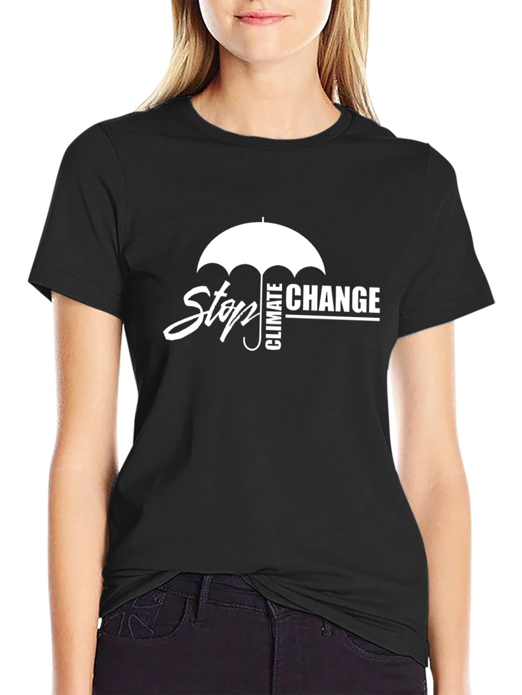 Stop Climate Change T-Shirt - Environmental Awareness Tee
