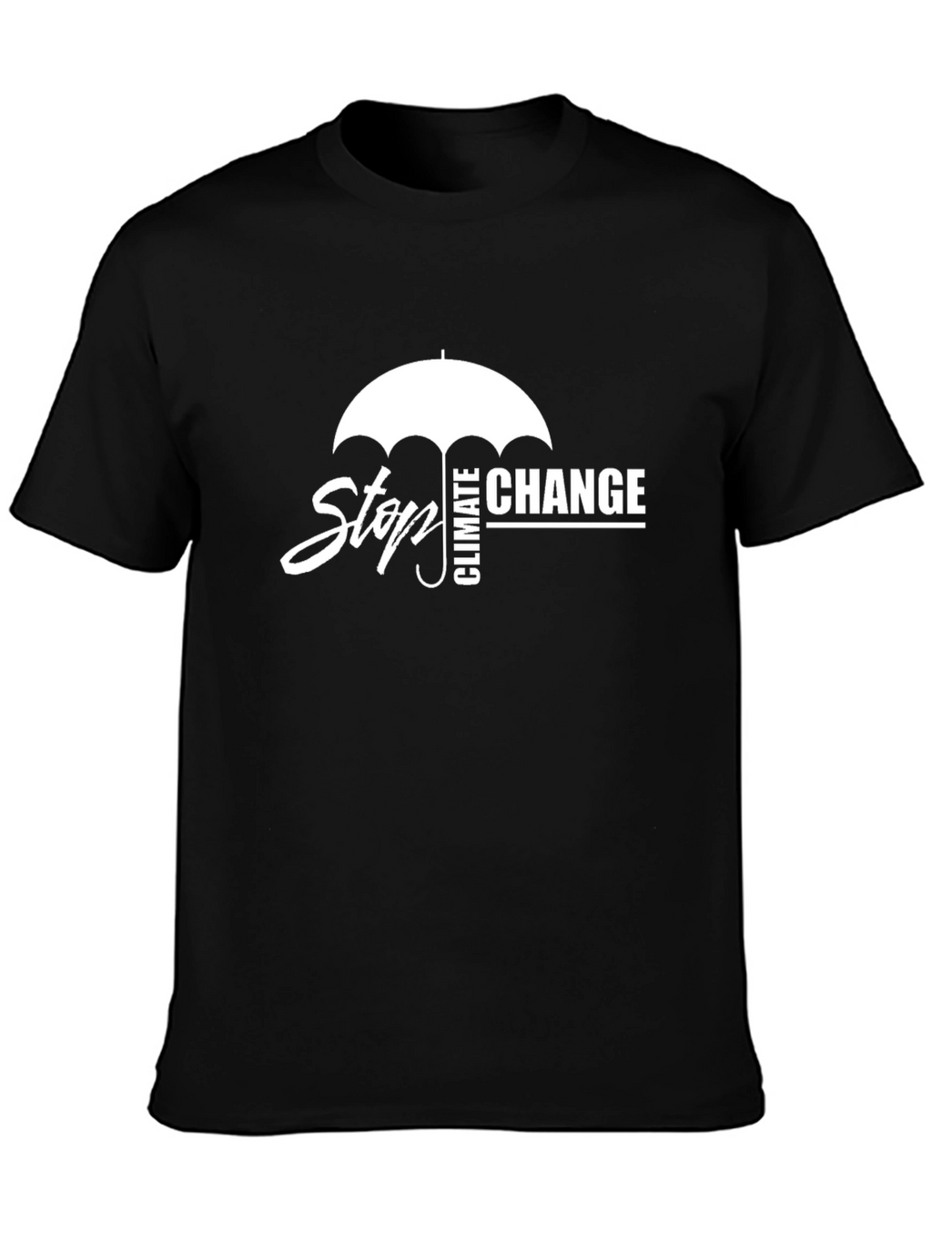 Stop Climate Change T-Shirt - Environmental Awareness Tee