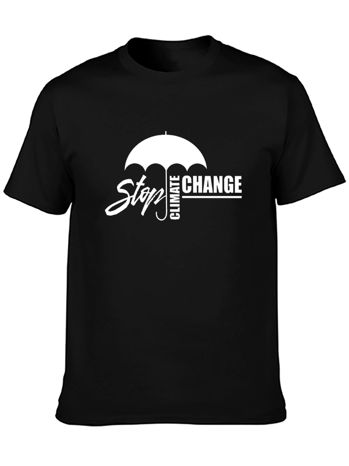 Stop Climate Change T-Shirt - Environmental Awareness Tee