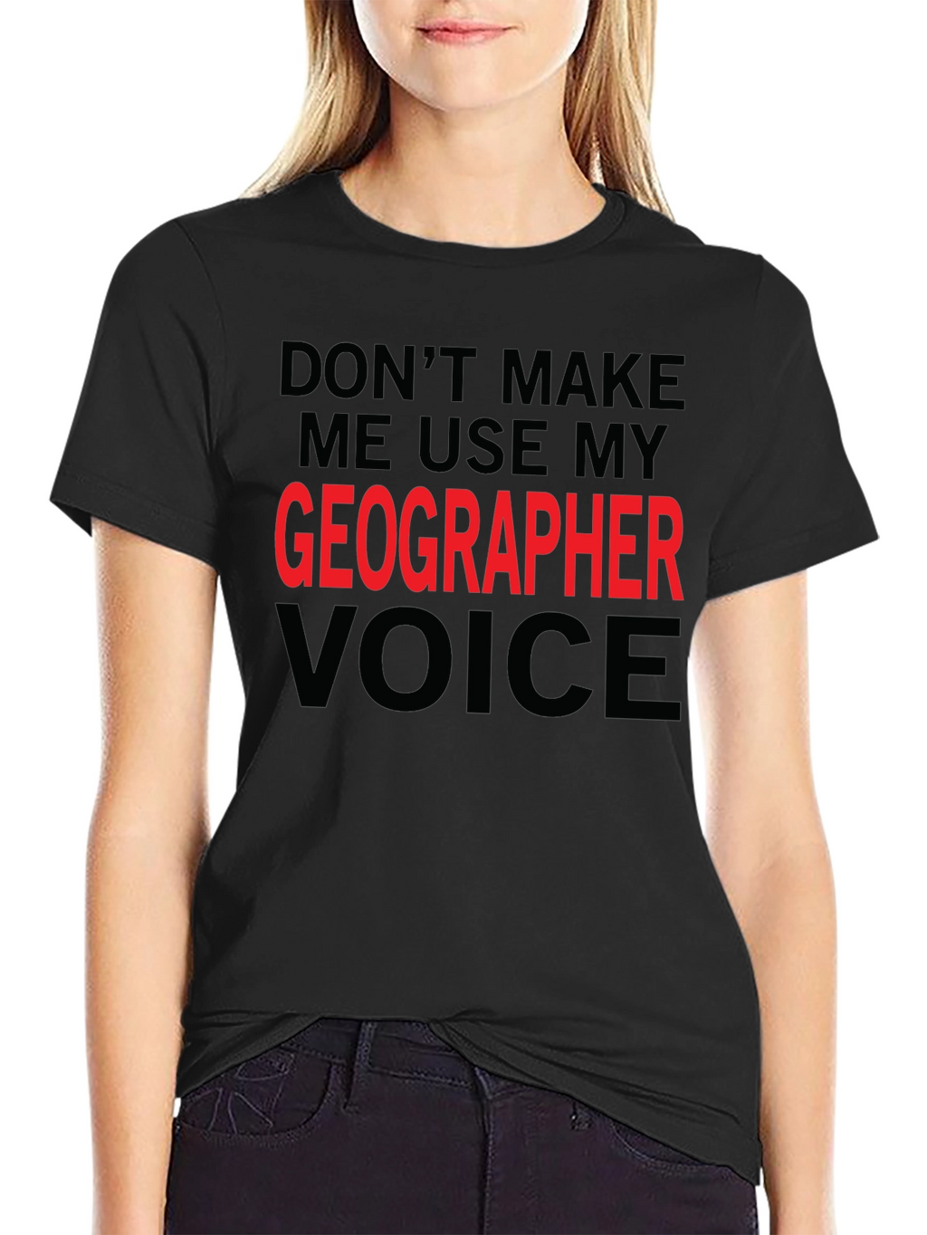 Geographer Voice T-Shirt - Funny Geography Tee