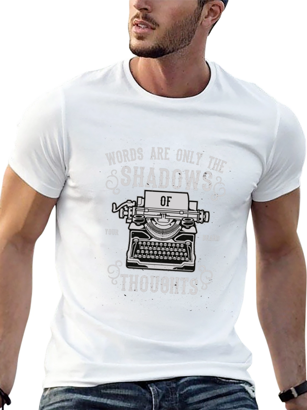 Shadows of Thoughts T-Shirt - Writer Inspiration