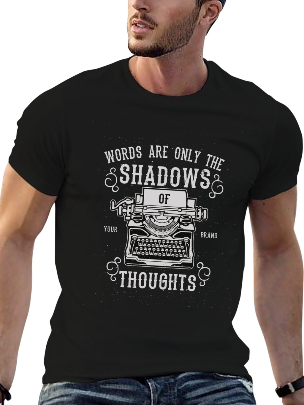 Shadows of Thoughts T-Shirt - Writer Inspiration