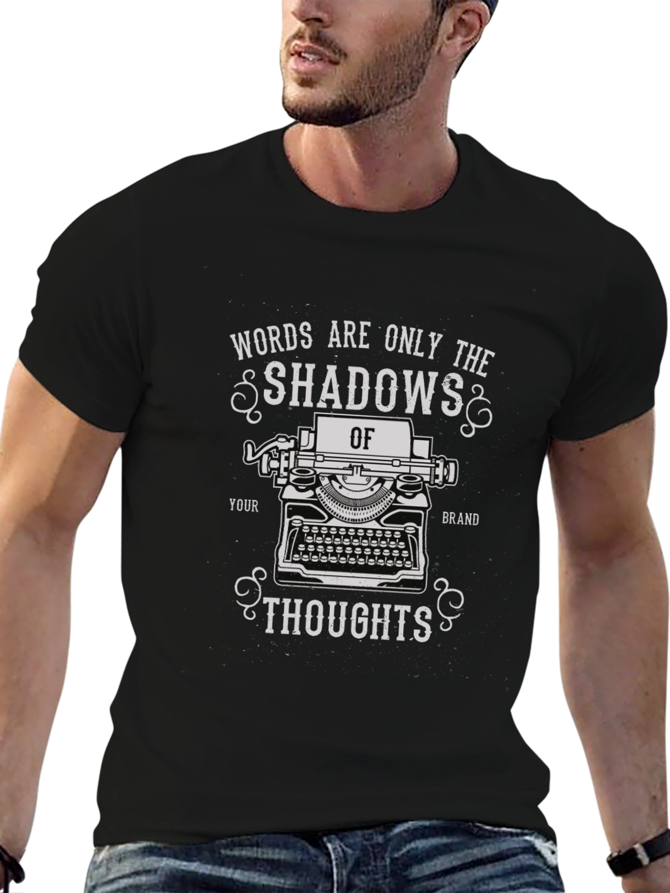 Shadows of Thoughts T-Shirt - Writer Inspiration
