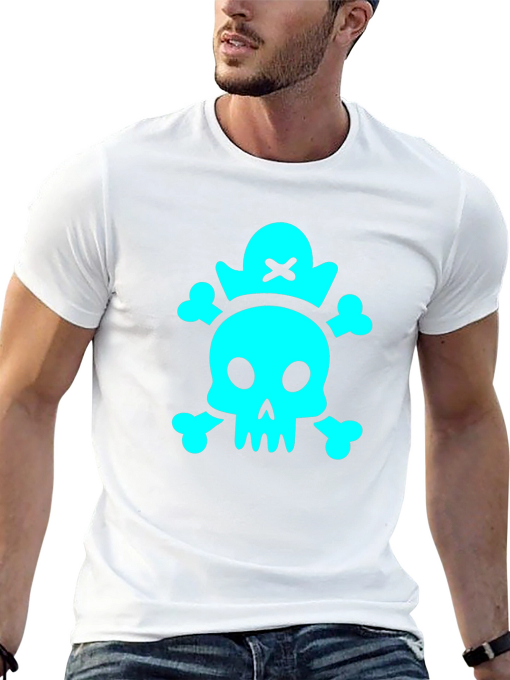 Pirate Skull & Crossbones Graphic Tee