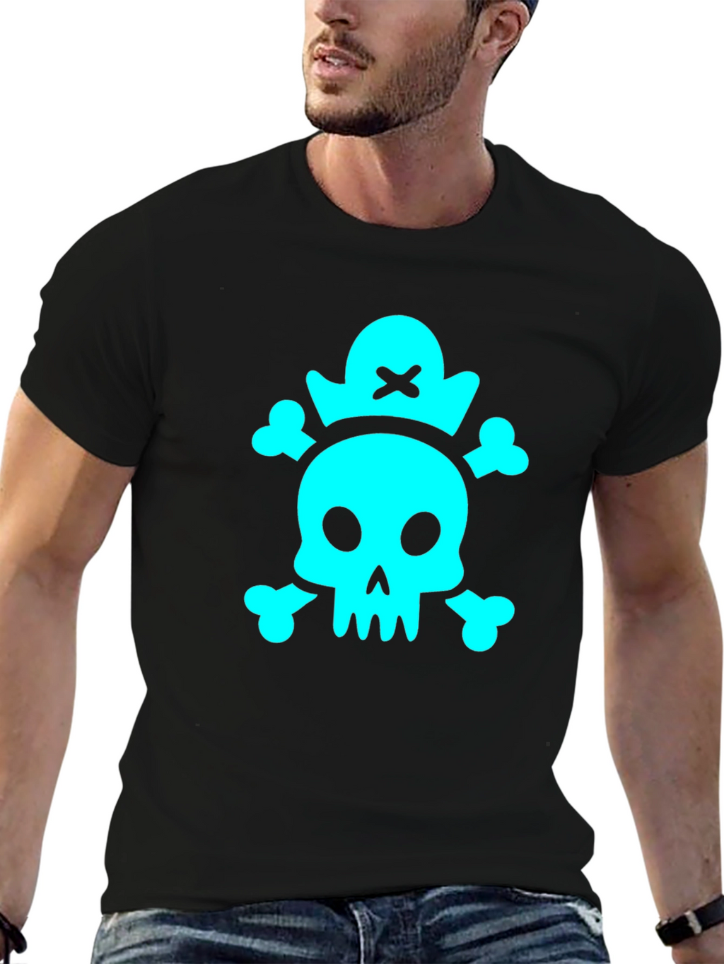 Pirate Skull & Crossbones Graphic Tee