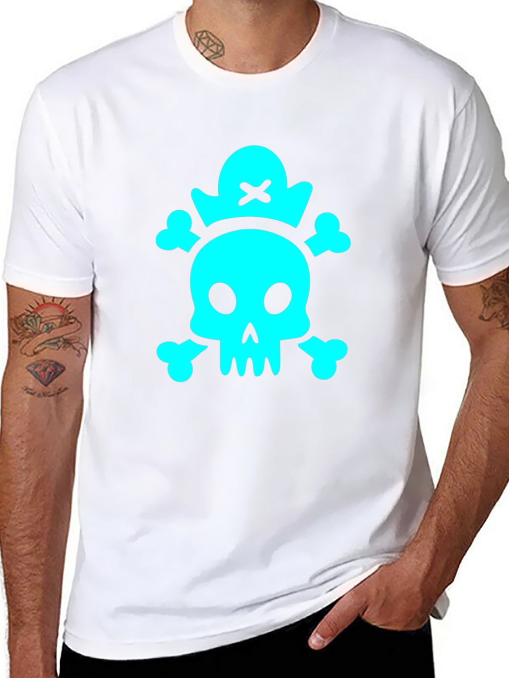 Pirate Skull & Crossbones Graphic Tee
