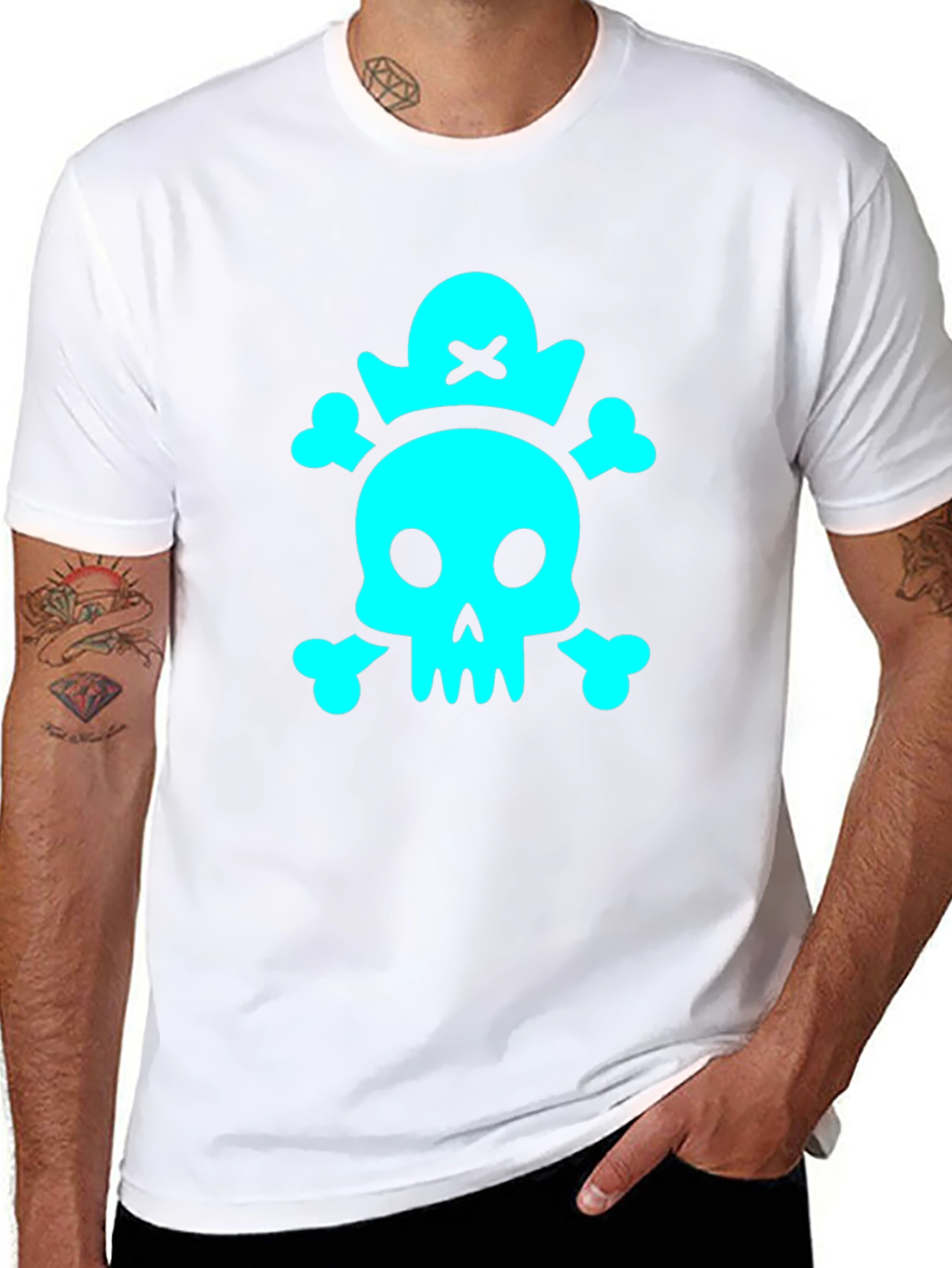 Pirate Skull & Crossbones Graphic Tee