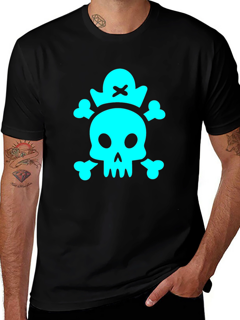 Pirate Skull & Crossbones Graphic Tee