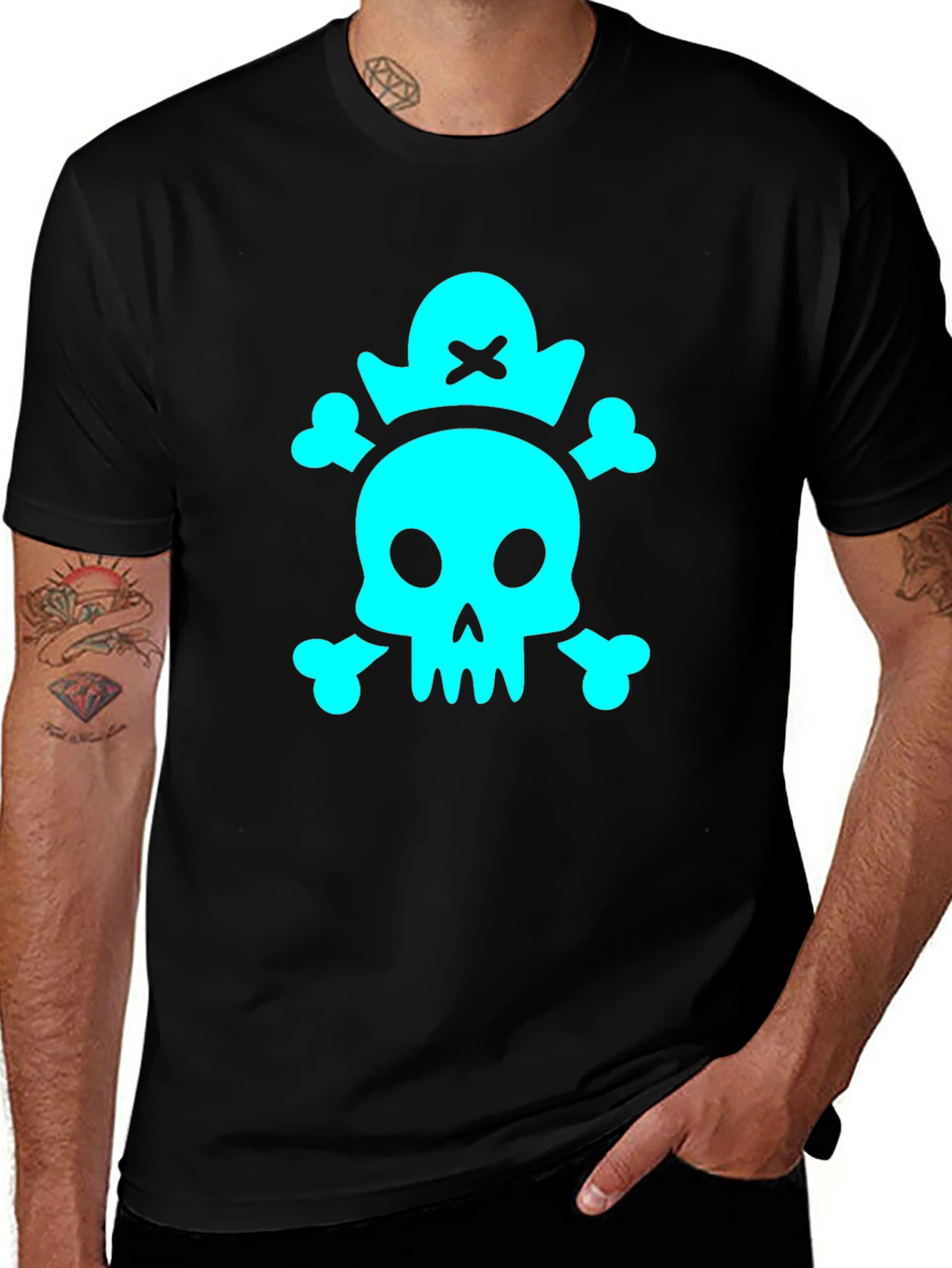 Pirate Skull & Crossbones Graphic Tee