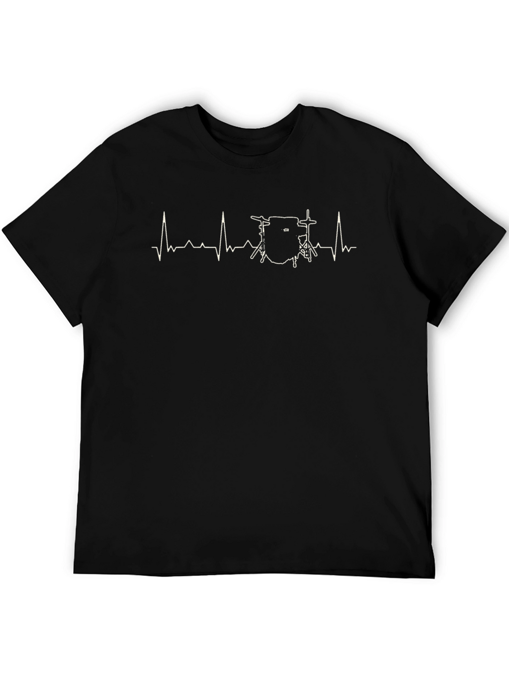 Drum Heartbeat T-Shirt - Music Lover Tee