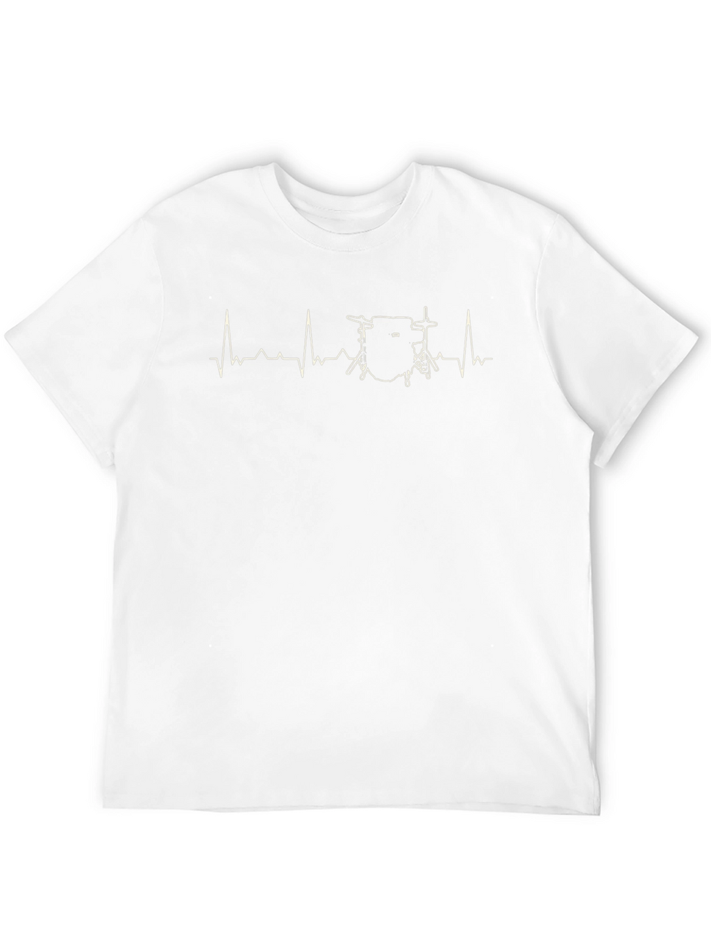Drum Heartbeat T-Shirt - Music Lover Tee