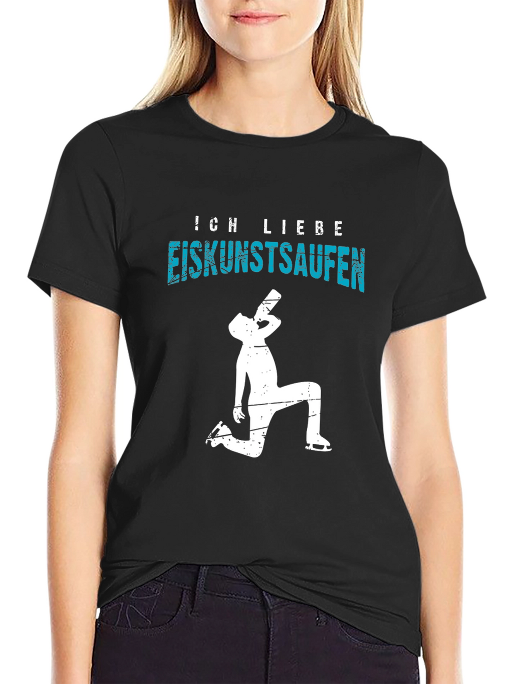 Funny Ice Skating Drinking T-Shirt