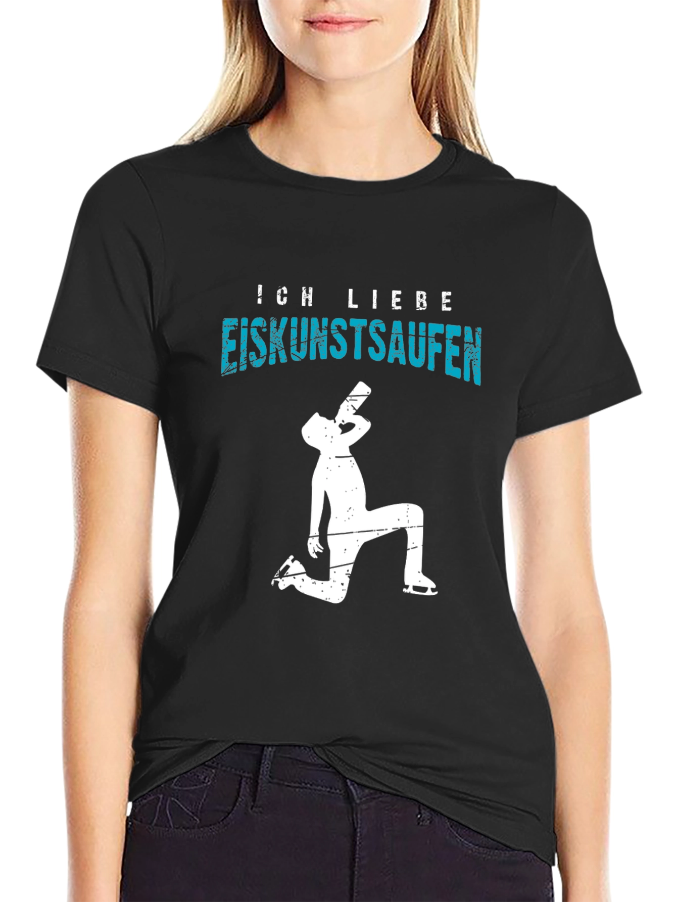Funny Ice Skating Drinking T-Shirt
