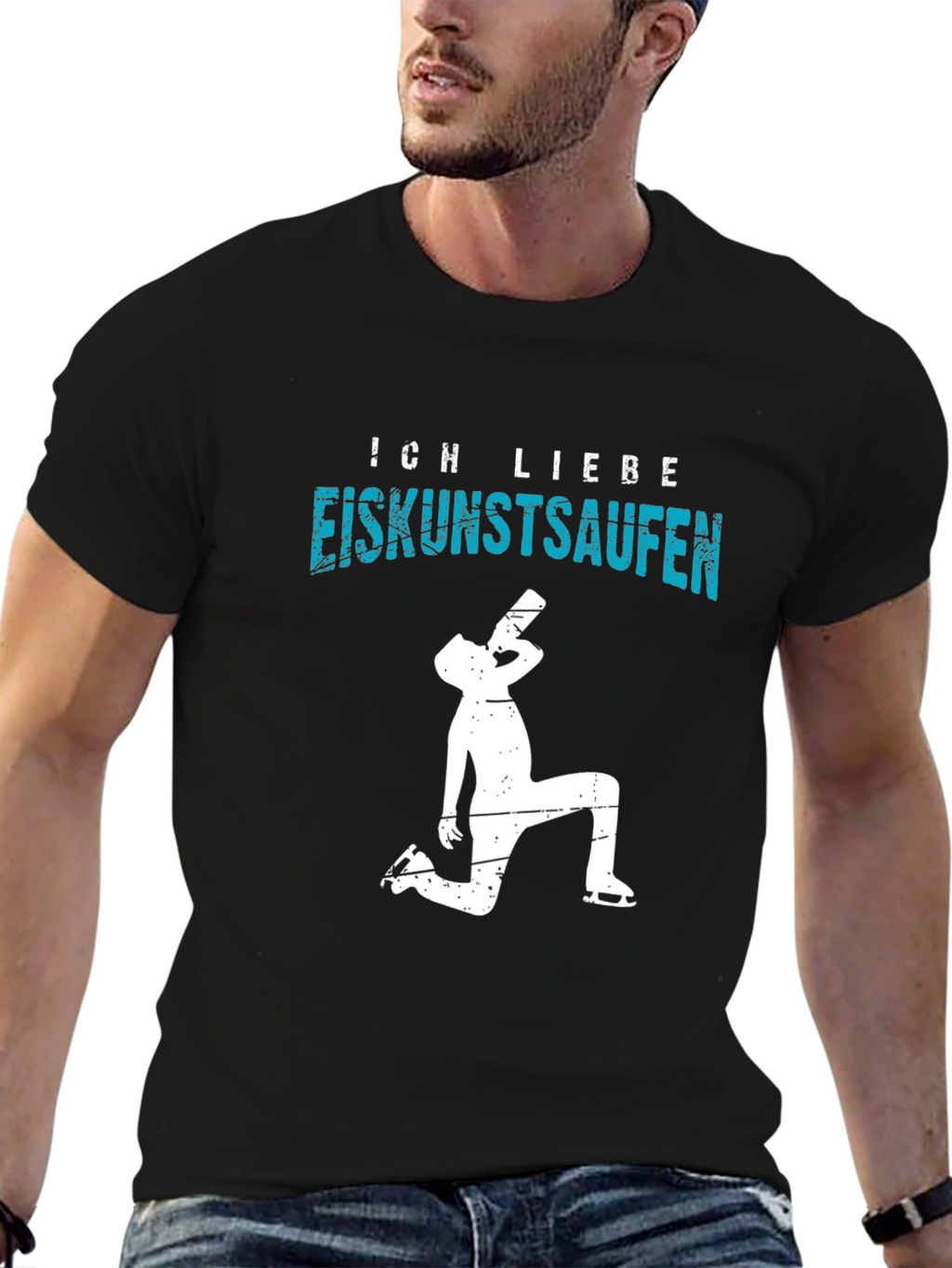 Funny Ice Skating Drinking T-Shirt