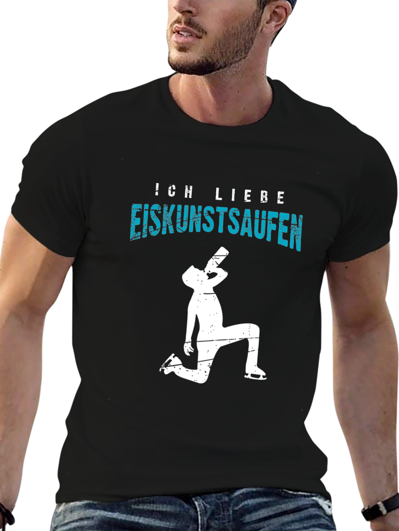 Funny Ice Skating Drinking T-Shirt