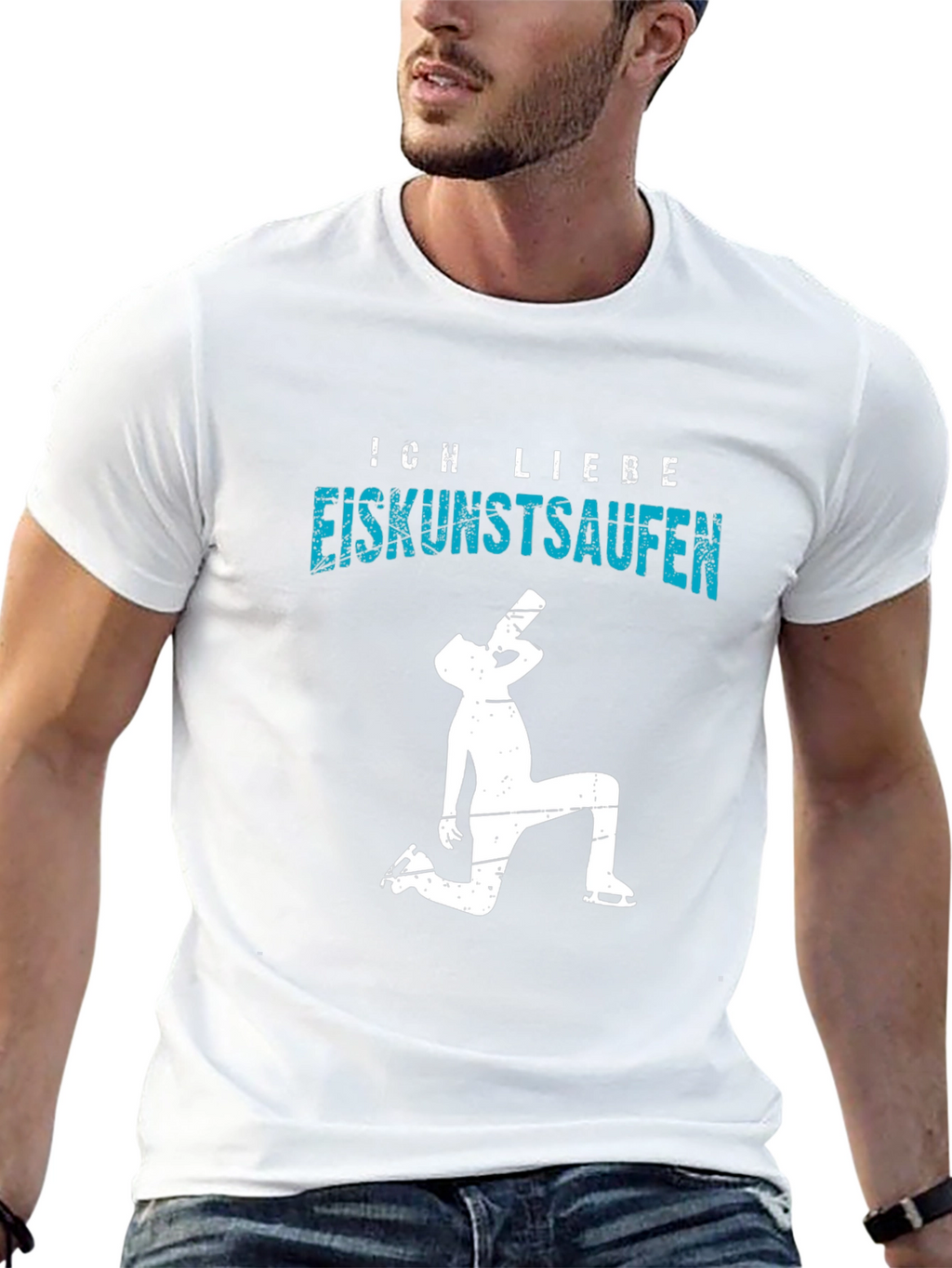 Funny Ice Skating Drinking T-Shirt