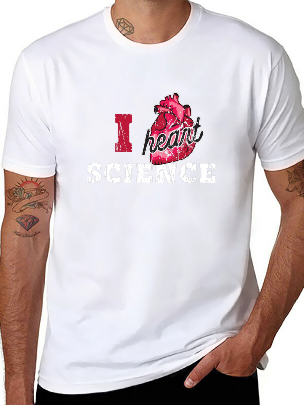 I Heart Science Graphic T-Shirt