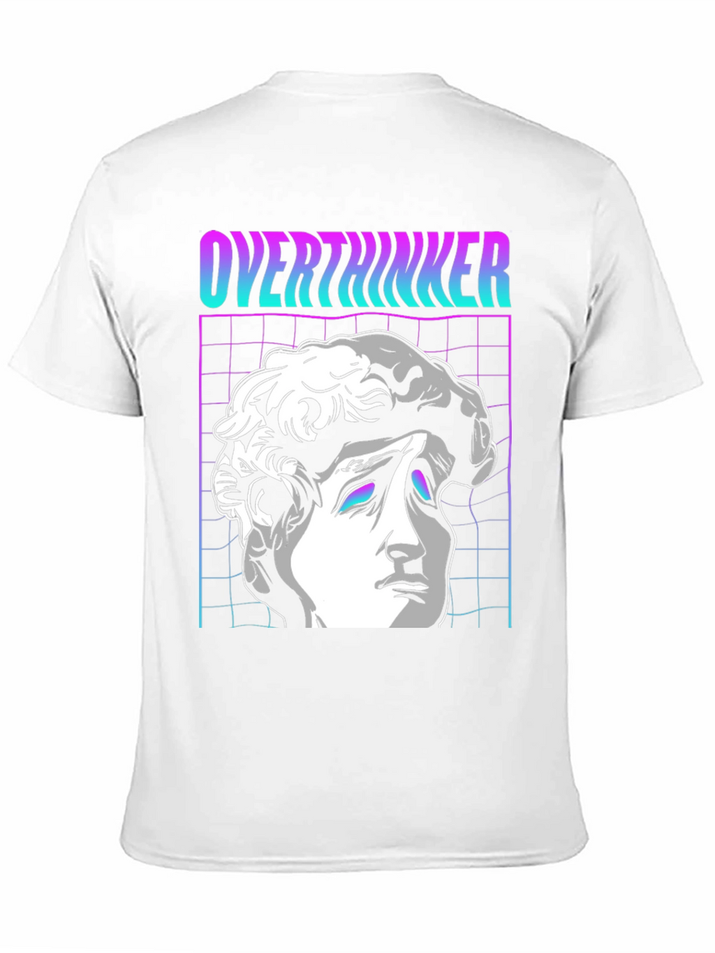 Overthinker Vaporwave T-Shirt - Aesthetic Design