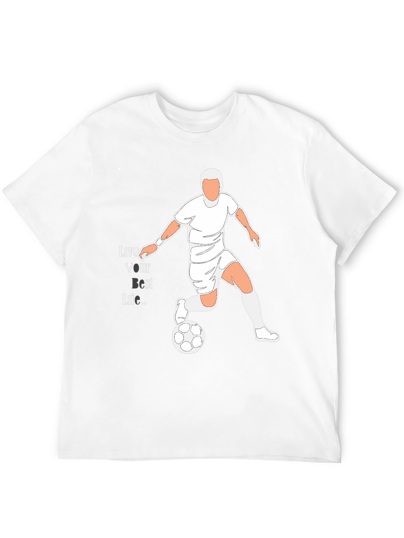 Live Your Best Life Soccer Graphic Tee