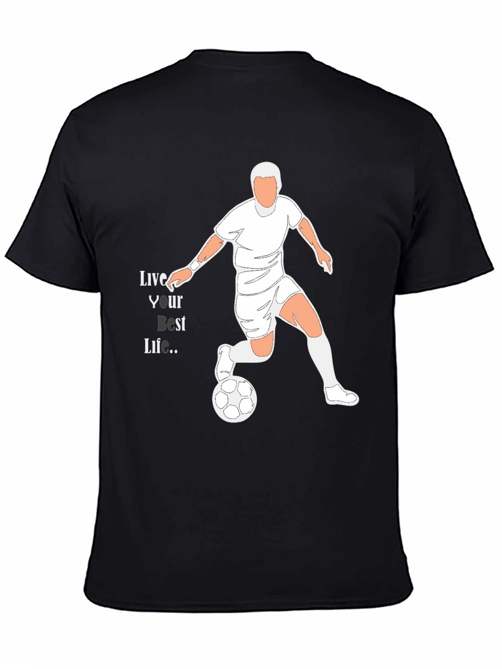 Live Your Best Life Soccer Graphic Tee