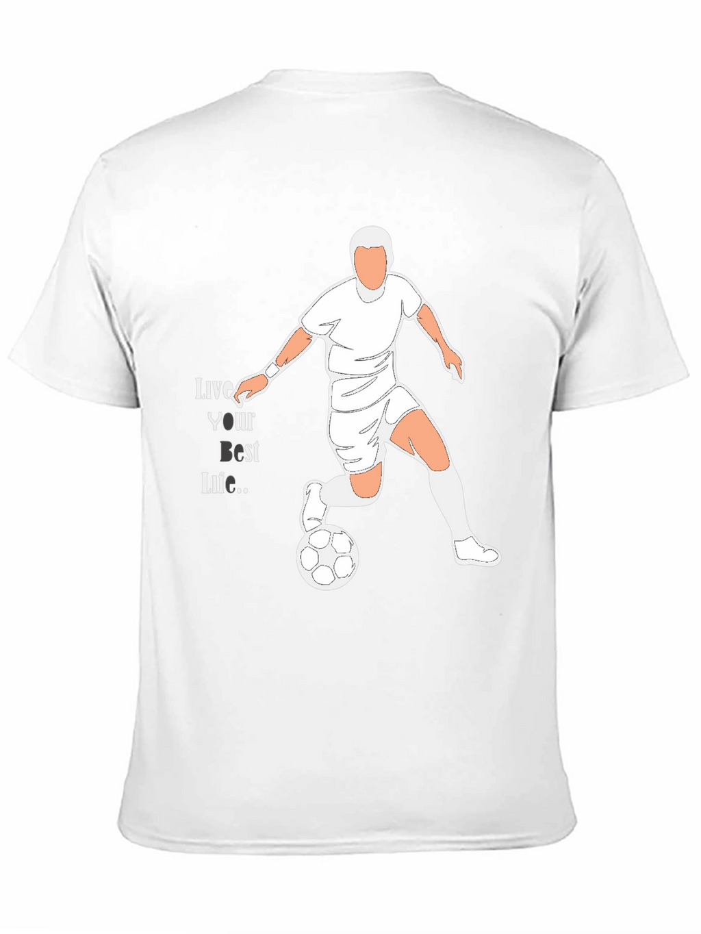 Live Your Best Life Soccer Graphic Tee
