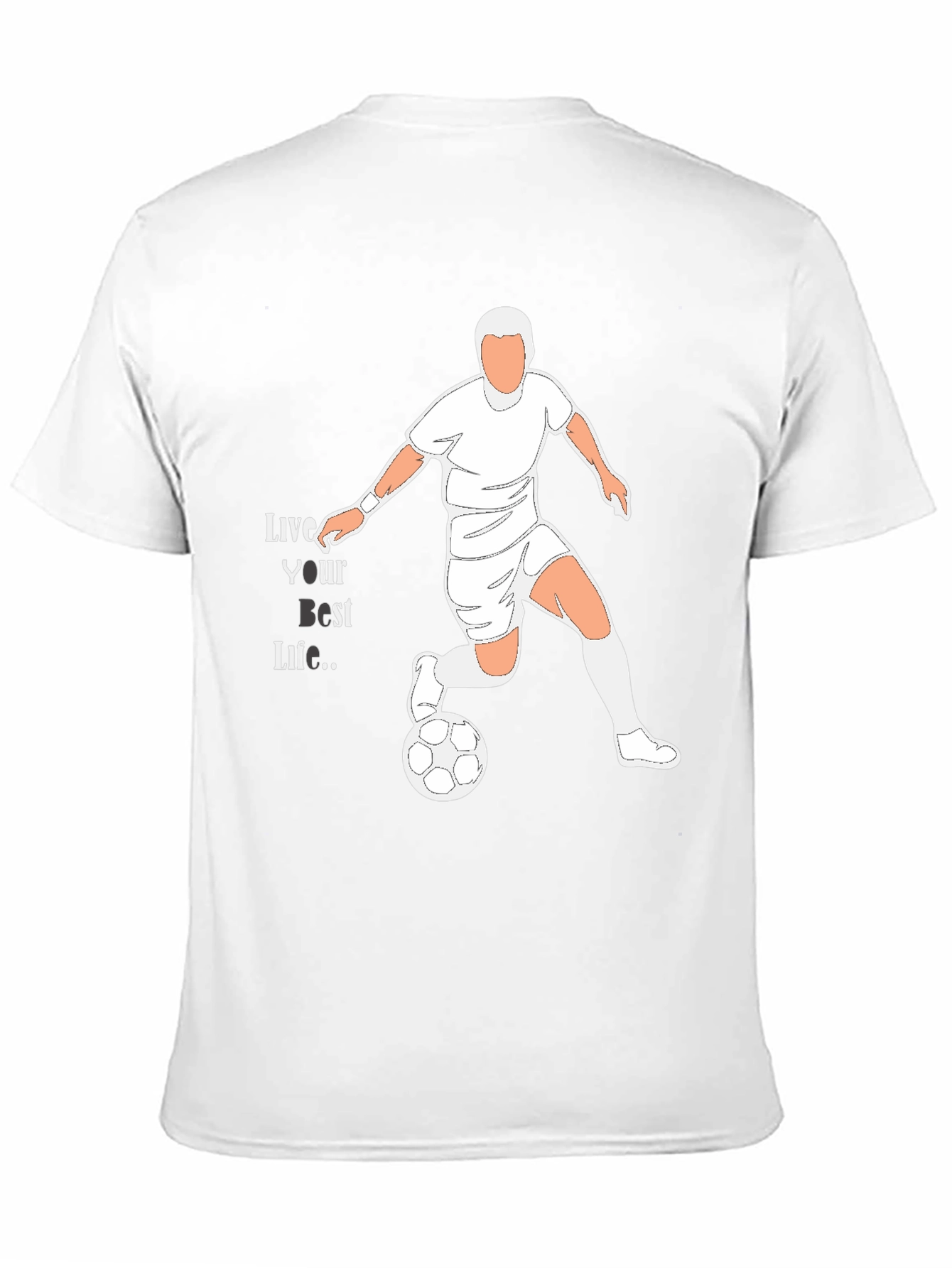 Live Your Best Life Soccer Graphic Tee