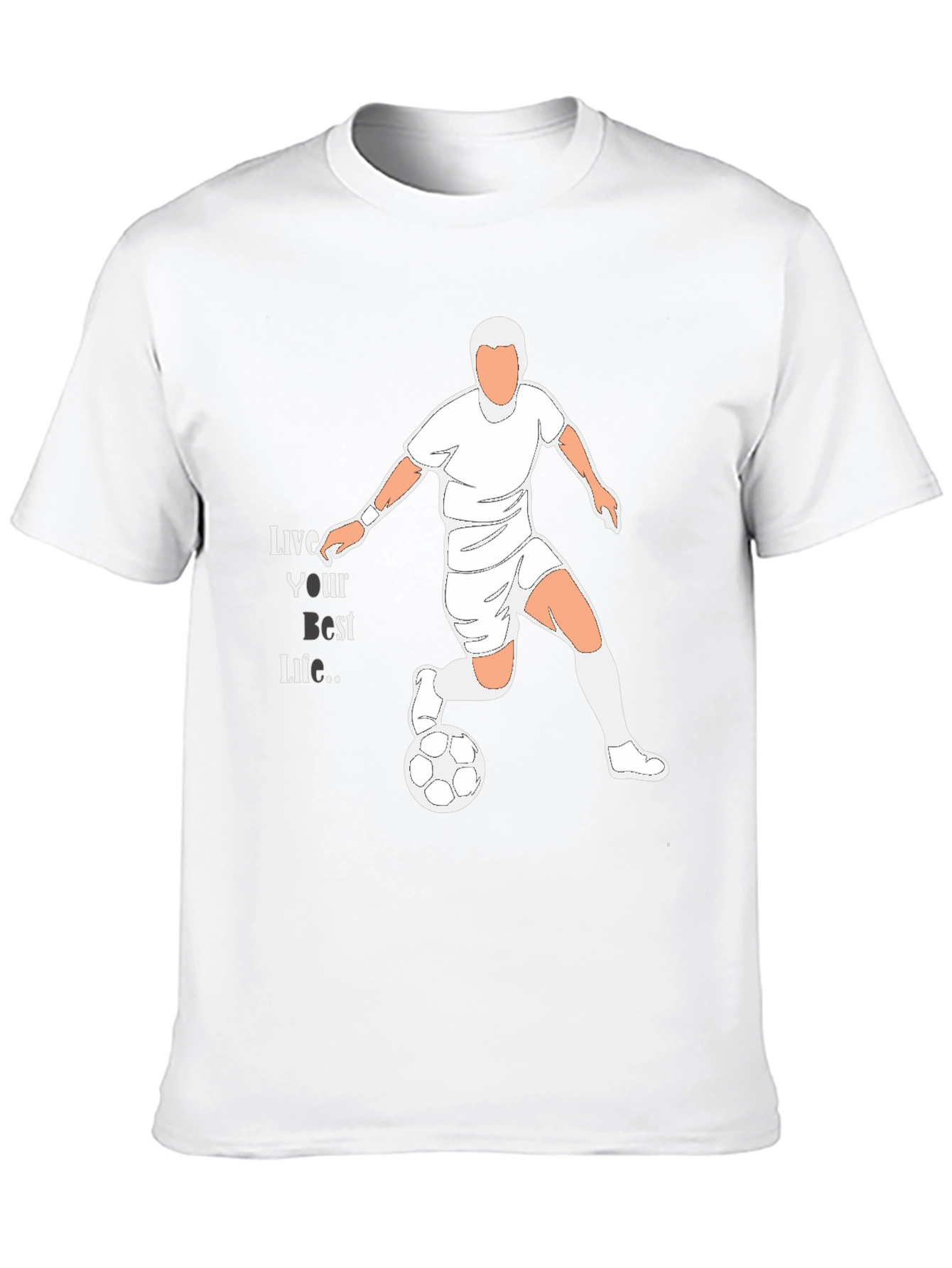 Live Your Best Life Soccer Graphic Tee