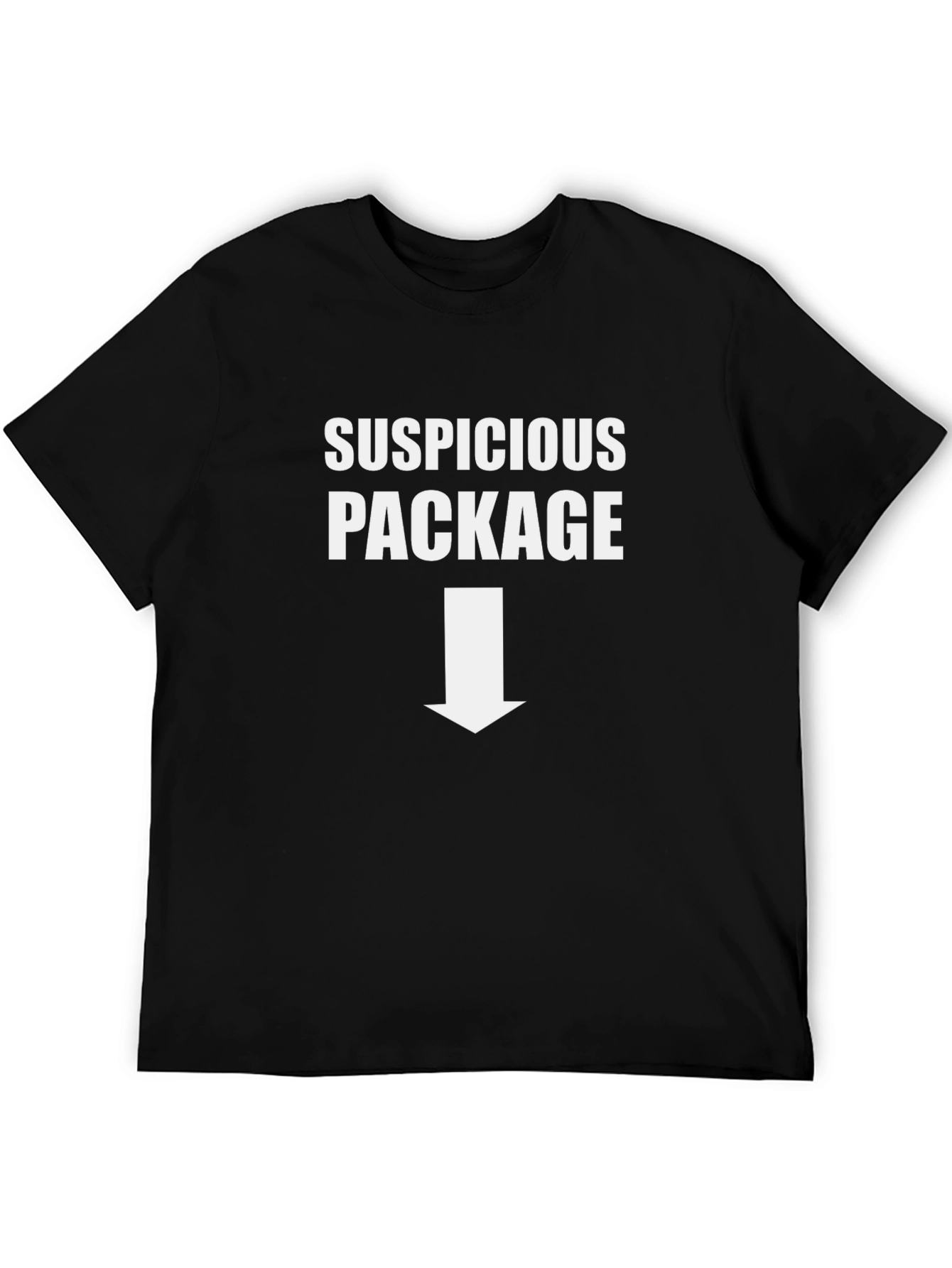 Suspicious Package Graphic Novelty T-Shirt