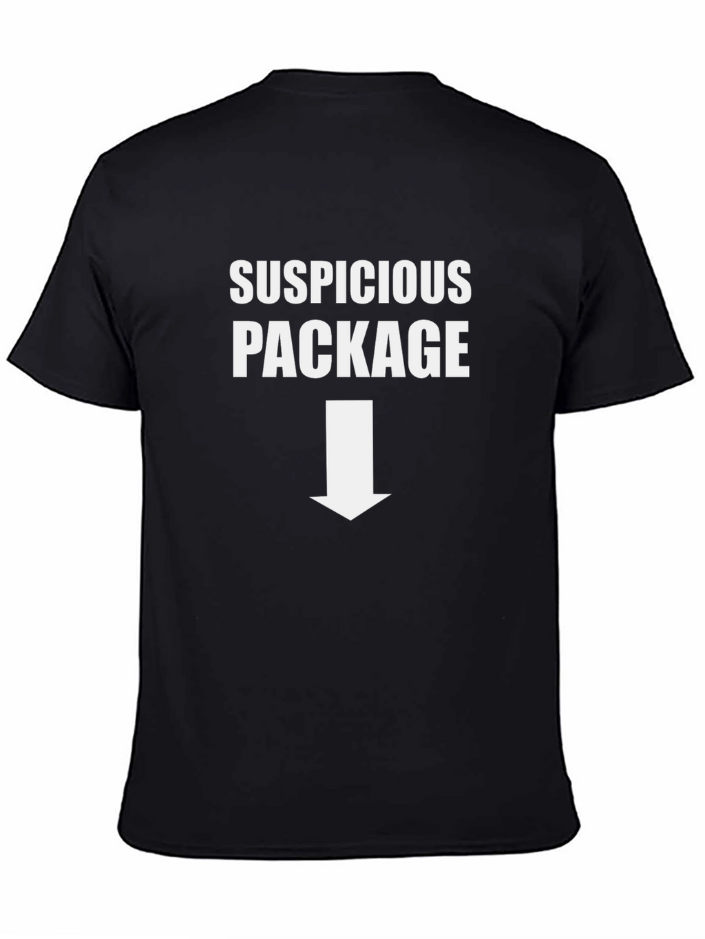 Suspicious Package Graphic Novelty T-Shirt