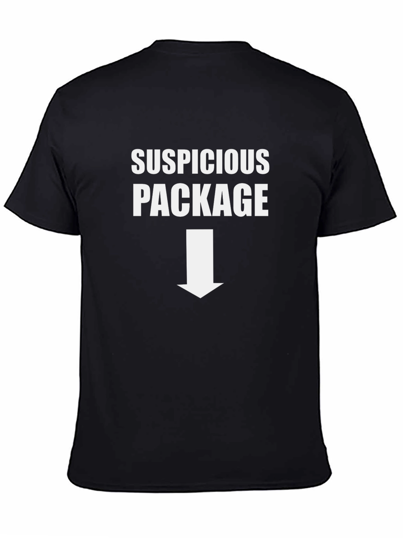 Suspicious Package Graphic Novelty T-Shirt